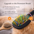 2PCS Rainbow Air Cushion Grooming Brush for Horses Dogs Cats
