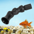 Aquarium Duck Flat Nozzle, Flexible 360°Rotatable Water Outlet Plastic Aquarium Water Outlet Nozzle Pipe End Outflow Pum