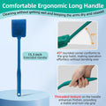 DaToo 2 PCS Fish Tank Cleaning Tools Double Sided Sponge Brush Cleaner Long Handle Aquarium Cleaning Scrubber for Aquari