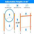 XiaZ Dog Agility Course Backyard Set, Dog Obstacle Course Training Starter Kit Pet Outdoor Game with Tunnel, Agility Hur