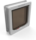 Cat Mate 4-Way-Locking Cat Flap with Door Liner to 2" (235) - Secure Lockable Door for Small to Medium Sized Cats, for UPVC, Wood and Wall, White
