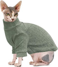 Idepet Sphynx Hairless Cats Sweater Shirt Kitten Soft Puppy Clothes Pullover Cute Cat Pajamas Jumpsuit Cotton Apparel Pe