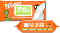 Pet N Pet 100% Plant Based Dog Wipes for Paws and Butt, 100 Counts Hypoallergenic Unscented Dog Pet Wipes, 8" x 8"
