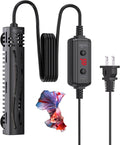 SEAOURA Small Aquarium Heater, 25W Fish Turtle Betta Tank Heater, 1-6 Gal