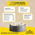 Life Essentials by Cat-Man-Doo | Chicken - 5oz. Bag | Freeze Dried Chicken Cat & Dog Treats | Healthy, Single Ingredient, Training Treats, High Protein