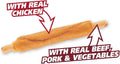 SmartBones Triple Flavor Ribs Rawhide-Free Dog Treats, 10 Count