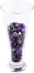 WAYBER 1 Lb/460g Natural Purple Amethyst Quartz Crystal Stones Irregular Decorative Pebble Rock Sand for Aquarium/Fish T