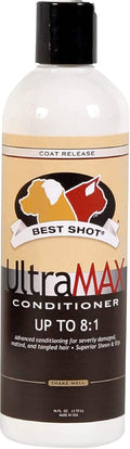 Best Shot UltraMAX Pro Conditioner, Detangling, and Hydrating Conditioner, Coat Release Technology, Sweet Pea Essence, 1