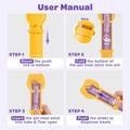 PawsMedal Pet Treats Feeder Spoon Squeeze Essential Tool for Pet Treats Suitable for Most Treats Strip for Cat