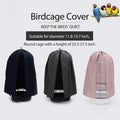 QBLEEV Round Parrot Birdcage Cover, Pet Universal Blackout Cage Cover Shade
