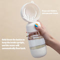Dog Water Bottle with Food Storage Container & Water Dispenser Leak-Proof Portable Pet Puppy Essentials for Walking, Hiking, Travel