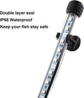 15 inches LED Aquarium Light, 2.5W Fish Tank Light Underwater Light Submersible Crystal Glass Lights, 21 LED Beads 12 Co