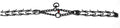 Herm Sprenger Black Stainless Steel Prong Dog Training Collar with Swivel Pet Pinch No-Pull for Dogs Anti Pull 3.2 mm x 23 in