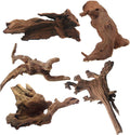 Tfwadmx 5PCS Aquarium Driftwood Branches 4''-7.8'' Reptiles Trunk Natural Wood Fish Tank Decoration Plant Stump Ornament
