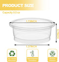 ANCKNE 200 pcs 0.5oz Crested Gecko Food and Water Feeding Cups | Reptile Feeder Bowls | for Lizard and Other Small Pet L