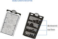 11 Pack Auqarium Filter Replacement Plates, Turtle Tank Filter Cartridges, Activated Carbon Suitable for Low-Water Filte