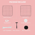 Guinea Pig Cages with Door and Top, 49.2x24.6x12.2inch Small Animal Cage, 20pcs Metal Grid Panels Small Animal Playpen, 