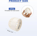 PATIKIL 2.5 Inch (63mm) Fish Cover Permeable Cap, 4 Pcs PVC Breathable Cap Aquarium Guard Fish Tank Intake Cover, White