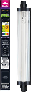 Arcadia LumenIZE ProT5 Reptile Light Fixture Kit 13" Long 8 Watts 7% UVB ShadeDweller – Smart UVB Light for Reptiles, Ge