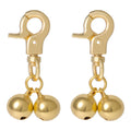Xthrotsenk 2 Pcs Gold Bells for Dog Collars Cat Bell for Pet Collar Pet Bell with Heavy Duty Snap Clips Pet Pendant Accessories Pet Christmas Gift Training Pet Collar Charms