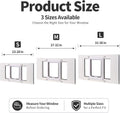 Sliding Cat Door for Window, Fits 31"-36" Width Window Adjustable Cat Door