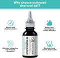 Activated Charcoal Gel for Dogs for Poisoning, 100 ml Dog First Aid Activated Charcoal, Quickly Absorbs Toxins Ready Res