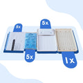 Crystal Cat Litter and Disposable Litter Trays 5 Sets Compatible with Petsafe Scoop-Free Classic/Legacy/Smart Litter Box