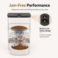 Automatic Cat Feeder with APP: 4L Dry Food Dispenser for Small Dogs & Cats