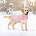Malier Dog Winter Coat, Reversible Fleece, Small, Pink - Windproof, Warm Dog Jacket for Small Medium Large Dogs