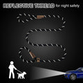 5 FT Slip Lead Dog Leash, Heavy Duty Rope Leash for Small Medium Large Dogs, No Pull Training Lead with Reflective Threa