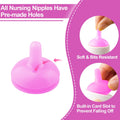 Pet Feeding Nipple with Syringe, Soft Silicone Nursing Pet Feeding Bottle, Ventilation Valve Resistant Tearing for Puppi