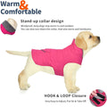 Petglad Waterproof Dog Winter Coat with Pocket, Fleece Snow Vest for Dogs