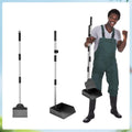 Dog Pooper Scooper, Metal Tray & Spade Set, Tray & Spade, Meduim