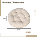 2 Pcs Cat Pillow Cushions, Cat Pillow Bed, Soft Fluffy Pet Pillows for Cats and Small Dogs, Washable Round Tufted Cushio