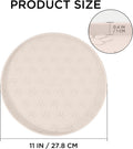Comtim Waterproof Dog Food Mat - 2 Pack Silicone Pet Food Mat Dog Food Bowl Mats Cat Water Mats Eating Tray, Non-Slip Pe