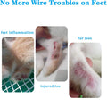 Lyellfe 12 Pack Plastic Rabbit Cage Mat with Snap Joint
