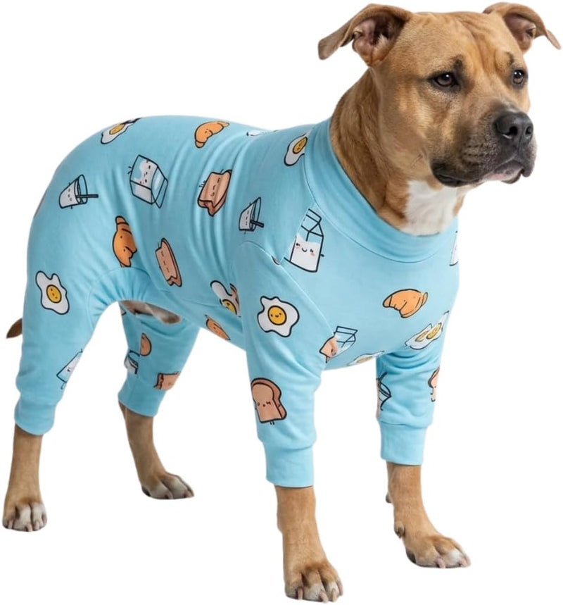 Spark Paws Dog Pajamas - Stretch Onesie Recovery Full Leg Surgery Suit PJS