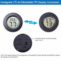 2 PCS Magnetic Temperature and Humidity Monitor for Jumping Spider Enclosure Accessories Digital Thermometer Hygrometer 