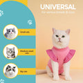 Avont Cat Recovery Suit - Post-Surgery Onesie for Cats, Alternative to Cone of Shame, Protective Spay Suit for Female Kitten, Ideal for Healing and Skin Conditions -Magenta(M)