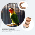 Balacoo Parrot Ladder, Bird Platform Perch, Hamster Platform, Parakeet Cage Toy, Bird Cage Natural Wood Ladder, Standing