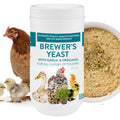 Brewer's Yeast for Ducks & Chickens with Garlic & Dried Oregano (24 Ounce) | Niacin for Ducks, Chicks, and Adult Chickens | Chicken Probiotic & Amino Acids| Pampered Chicken Mama (24 Ounce)
