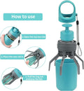 Dog Pooper Scooper, Portable No Touch Poop Scooper for Small Medium Large Dogs, Dog Waste Pick-up Cleaner with 15PCS Bag
