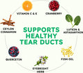 Tear Stain Chews for Dogs, Eye Vitamins with Lutein and Cranberry