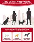 WANFIRE Hands Free Dog Leash, 5.1-8.9Ft Crossbody Long Leash, Waist Dog Belt for Small & Medium Dogs, City Walking & Running Outdoor Hiking &Travel etc. (Black)