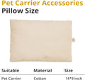 ONECUTE Dog Pillow - Soft Neck Pillow for Dogs, Washable Dog Pillow for Better Sleep, Reduces Anxiety, Gift for Small Do