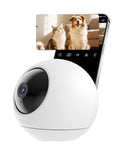 Noorio Security Indoor Camera with 5GHz WiFi, 2K UHD Security Camera, Pet/Dog/Baby Camera with Phone app, Night Vision, Human/Pet Auto Tracking, 360 Pan-Tilt, T110