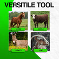 Professional 14" Hoof Nipper with PVC Covered Handle-Heavy-Duty Horse Farrier Tool for Precise Hoof Trimming,Hoof Mainte