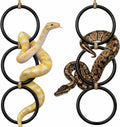 2PCS Snake Climbing Rings for Ball Python - Enrichment Toys for Corn Snake