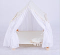 Pet House Tent Dog Kennel cat Kennel Spring and Summer Seasons can be dismantled and Washed Cute Princess Room Small Dog