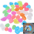 Oubest Glow in The Dark Pebbles/Glow Stones/Glowing Rocks Blue Decor for Garden/Fish Tank/Aquarium/Walkway/Driveway/Plan